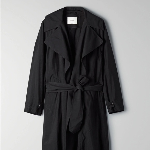 NEW Aritzia Black trench coat - Picture 1 of 3